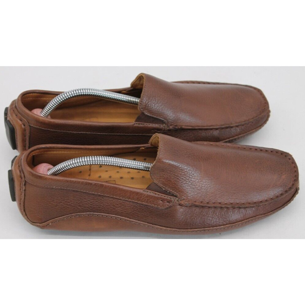 Mercanti Fiorentini Men's Loafer Size 9.5 Slip On Driving Shoe Brown Leather Moc